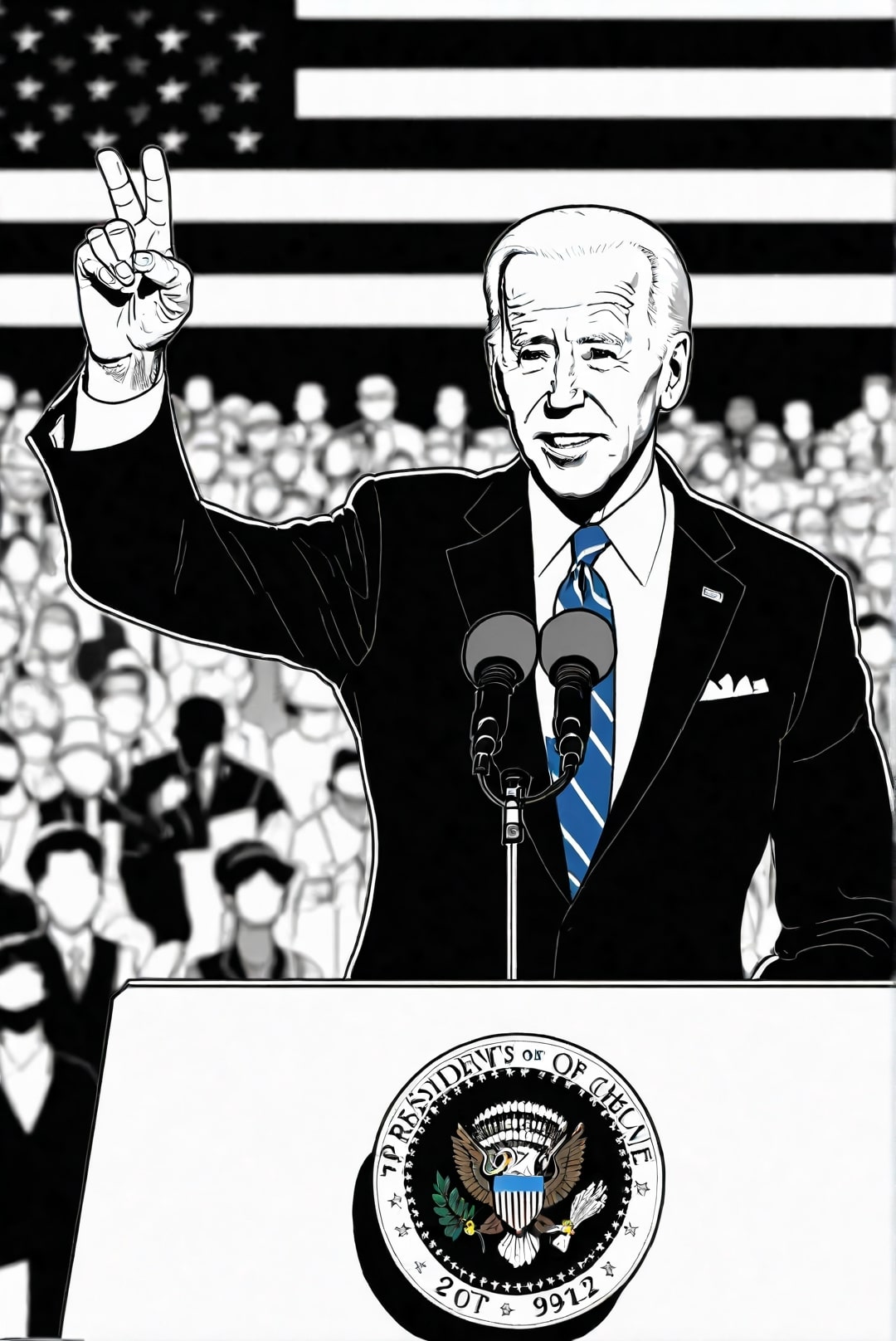 President Biden at a meeting