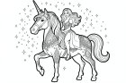 princess on a unicorn