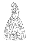 Coloring page princess