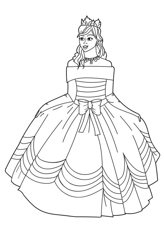 princess with dress