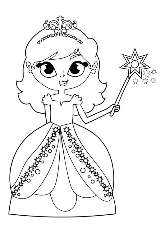 princess with wand