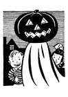 Coloring pages pumpkin