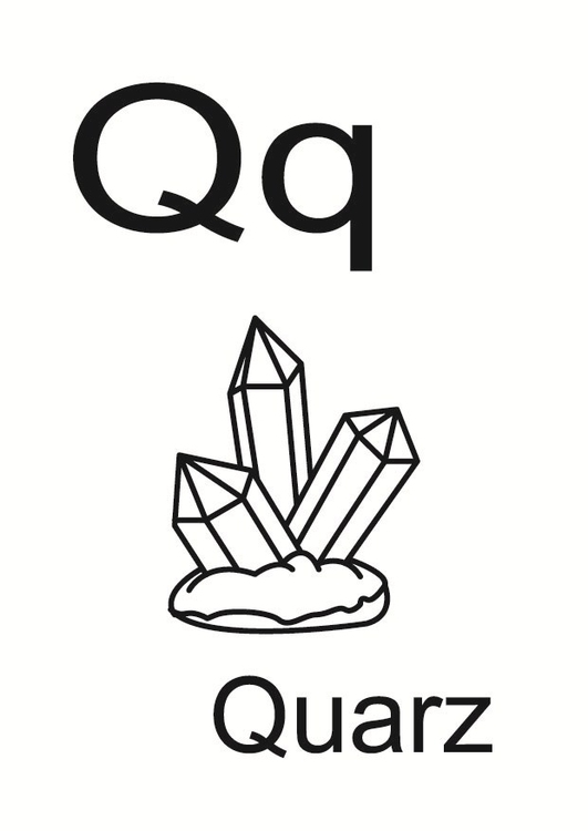 Coloring page q