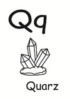 Coloring page q