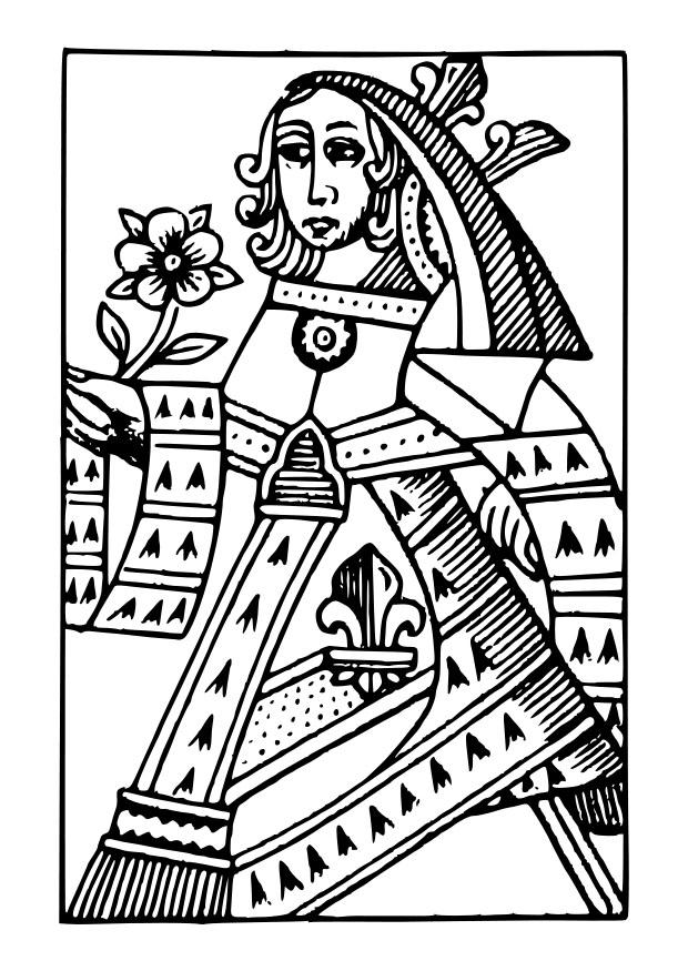 Coloring Page queen - free printable coloring pages - Img 27269