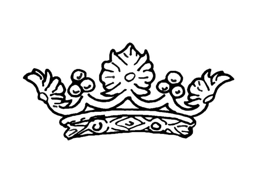 Coloring page Queen's crown