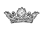 Coloring page Queen's crown