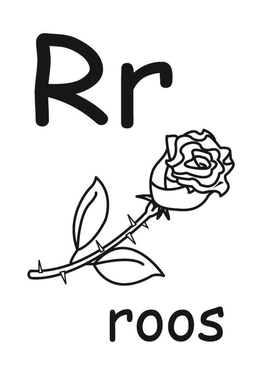 Coloring page r
