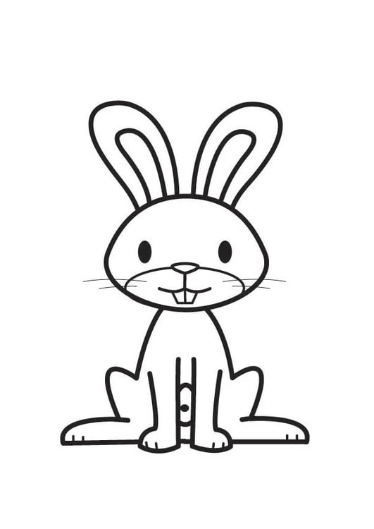 Coloring page Rabbit