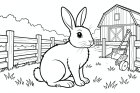 rabbit on the farm