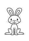 Coloring page Rabbit