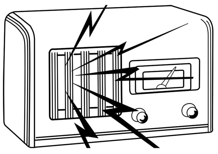 radio broadcasting coloring pages - photo #13