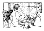 Coloring pages rain