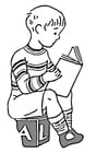 Coloring page read