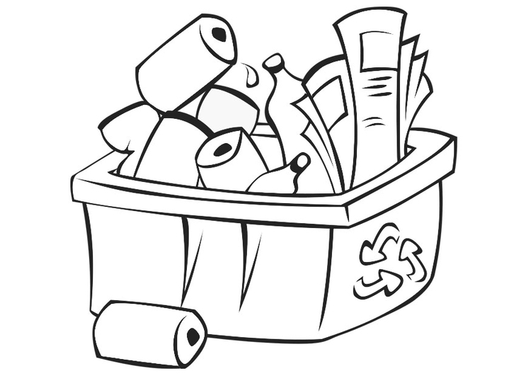 Coloring page recycle