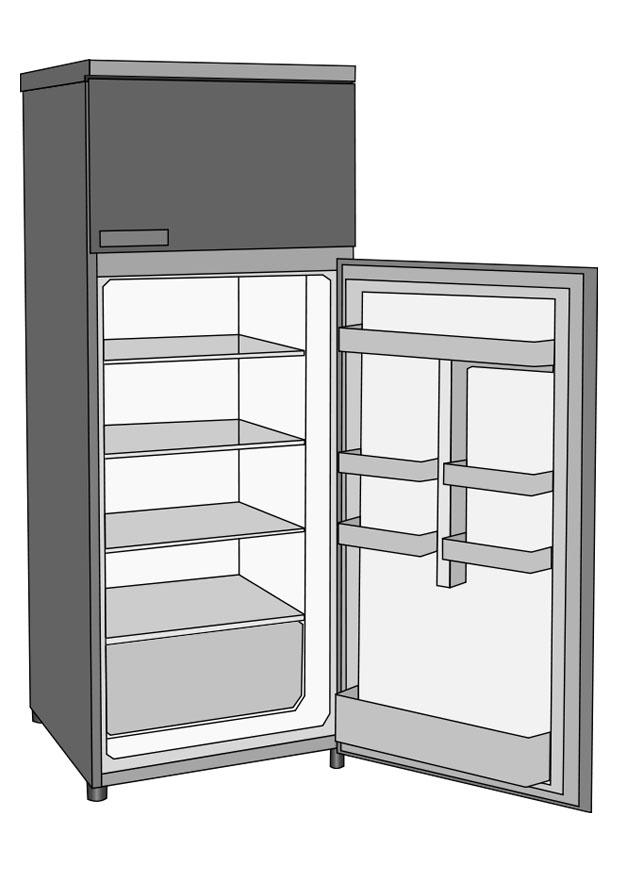 Download Coloring Page refrigerator - free printable coloring pages ...