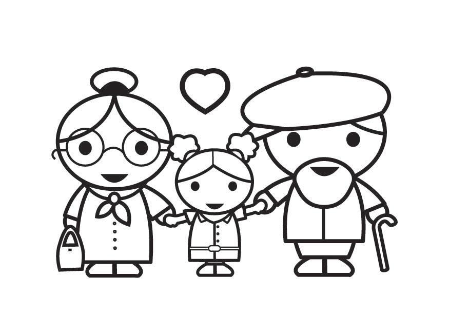 Coloring page right to care and love