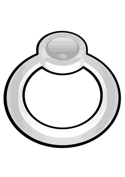 Coloring Page ring - Free printables - Img 19460