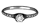 Coloring page ring