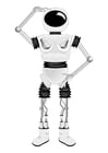 Coloring pages robot