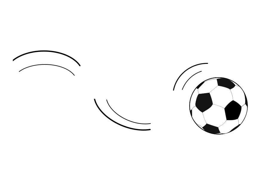 Coloring page rolling ball