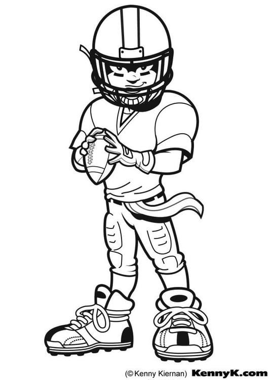 Coloring page rugby