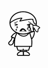 coloring-page sad