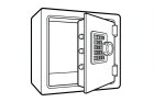 safe with lock