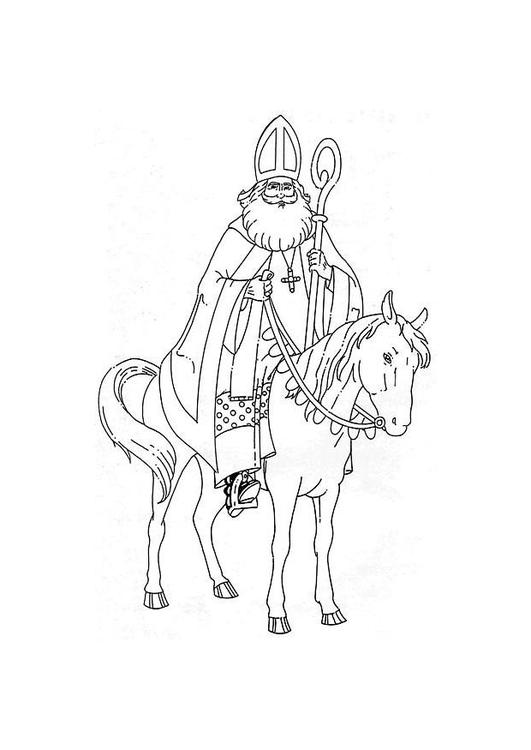 Saint Nicholas on his horse