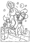 Coloring pages Saint Nicholas