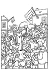 Coloring pages Saint Nicholas