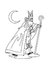 Coloring page Saint Nicholas