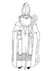 Coloring page Saint Nicholas