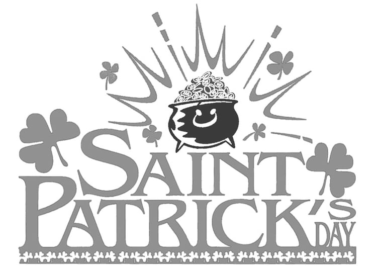 Coloring page Saint Patrick's Day