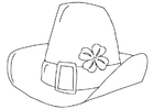 Coloring pages Saint Patrick's Day hat