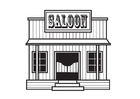 Coloring pages saloon