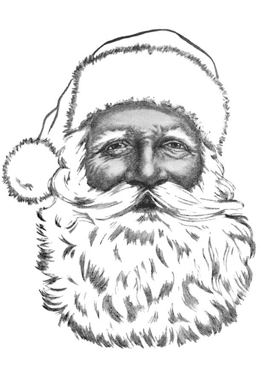 Coloring page Santa Claus