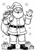 Santa Claus on the go