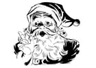 Coloring pages Santa Claus