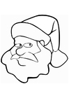 Coloring page Santa Claus