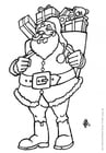 Coloring pages Santa Claus