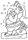 Coloring page Santa Claus