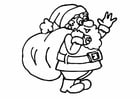 Coloring pages Santa Clause