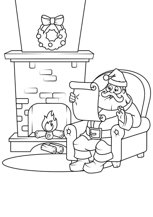 Santa with frame