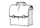 Coloring page satchel