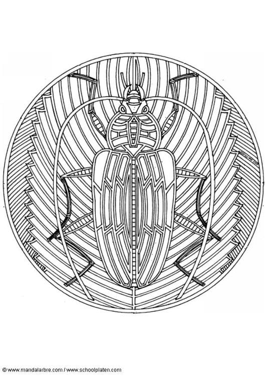 scarab mandala