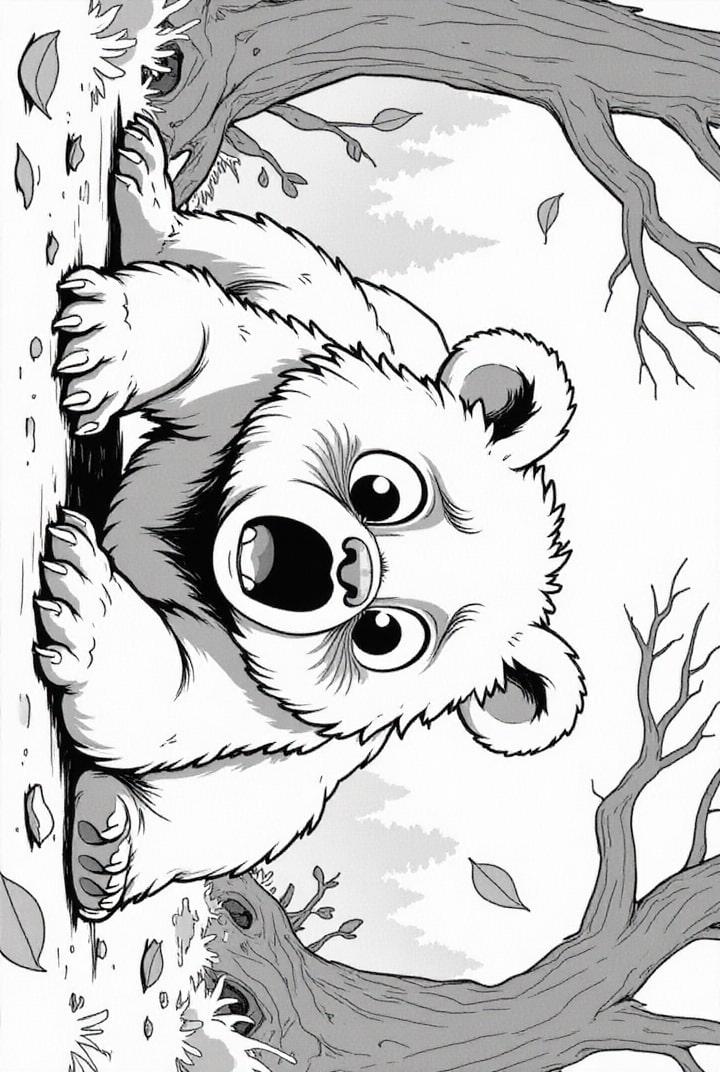 scared bear