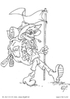 Coloring pages scout
