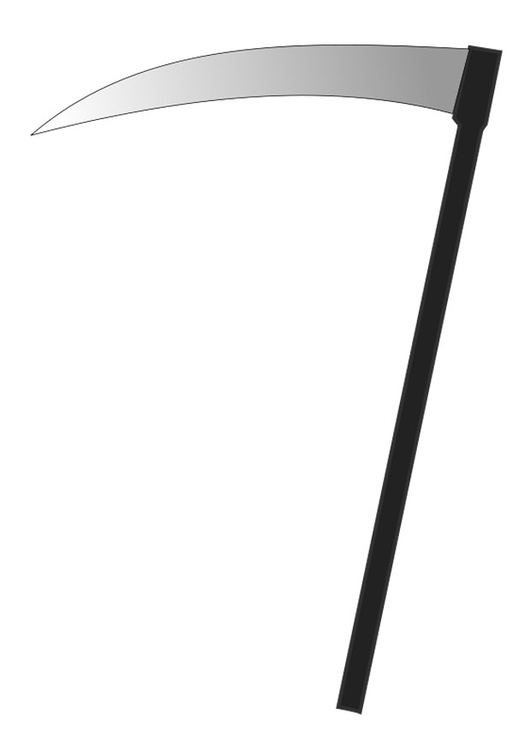 Coloring page scythe