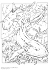 Coloring pages sharks